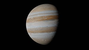 3D model jupiter modelled