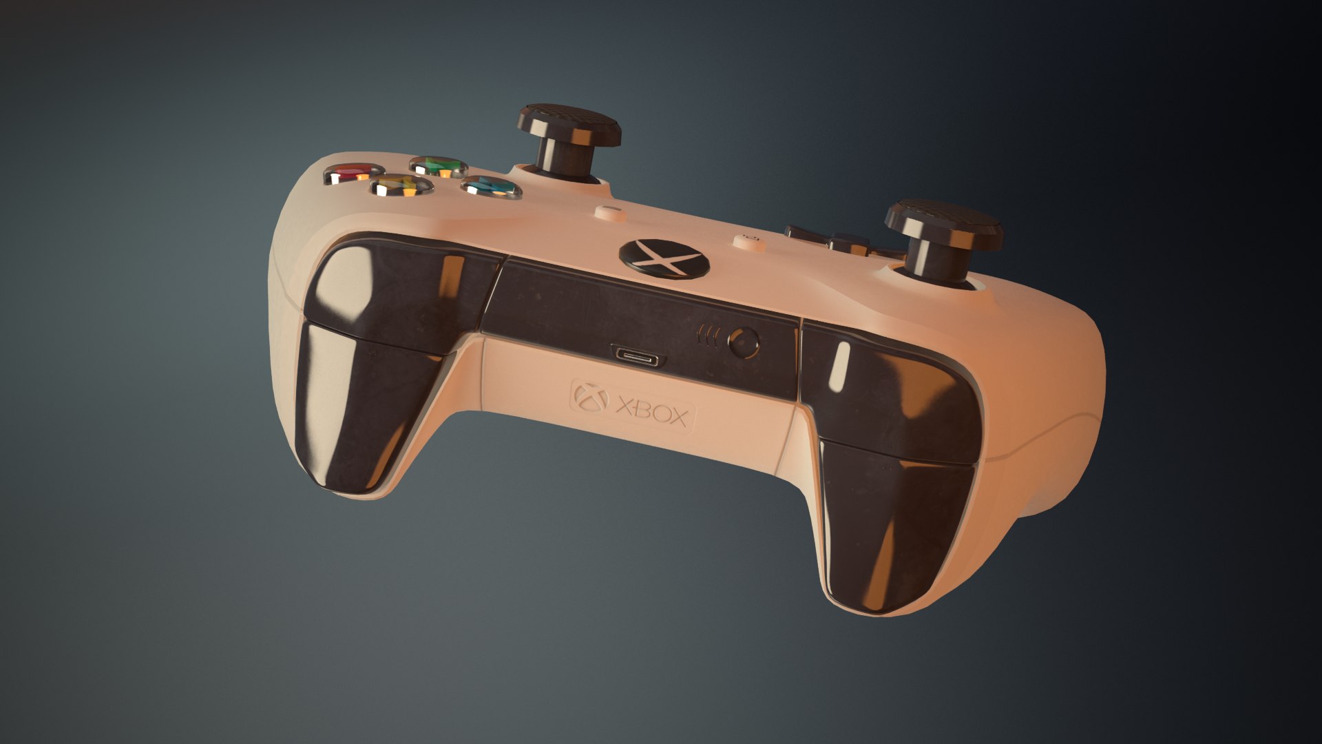 Realistic Xbox S Controller 3D Model - TurboSquid 1401299
