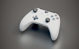 realistic xbox s controller 3D model