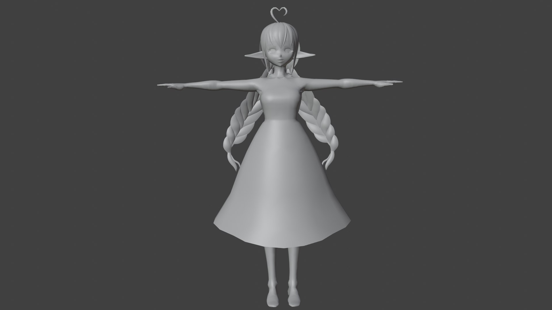 3D Game Ready Low Poly Anime Character Girl 30 Model - TurboSquid 1907595