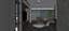 3D Modern living 3d model - A