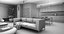 3D Modern living 3d model - A