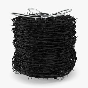 Barbed Wire Roll Black