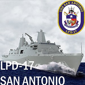 US Navy LPD-17 San Antonio Class Amphibious Transport Dock Ship MAX