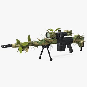 Rifle Barrett 98 Bravo Camo Cover