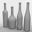 Rose Wine Bottle set1