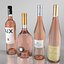 Rose Wine Bottle set1