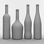 Rose Wine Bottle set1