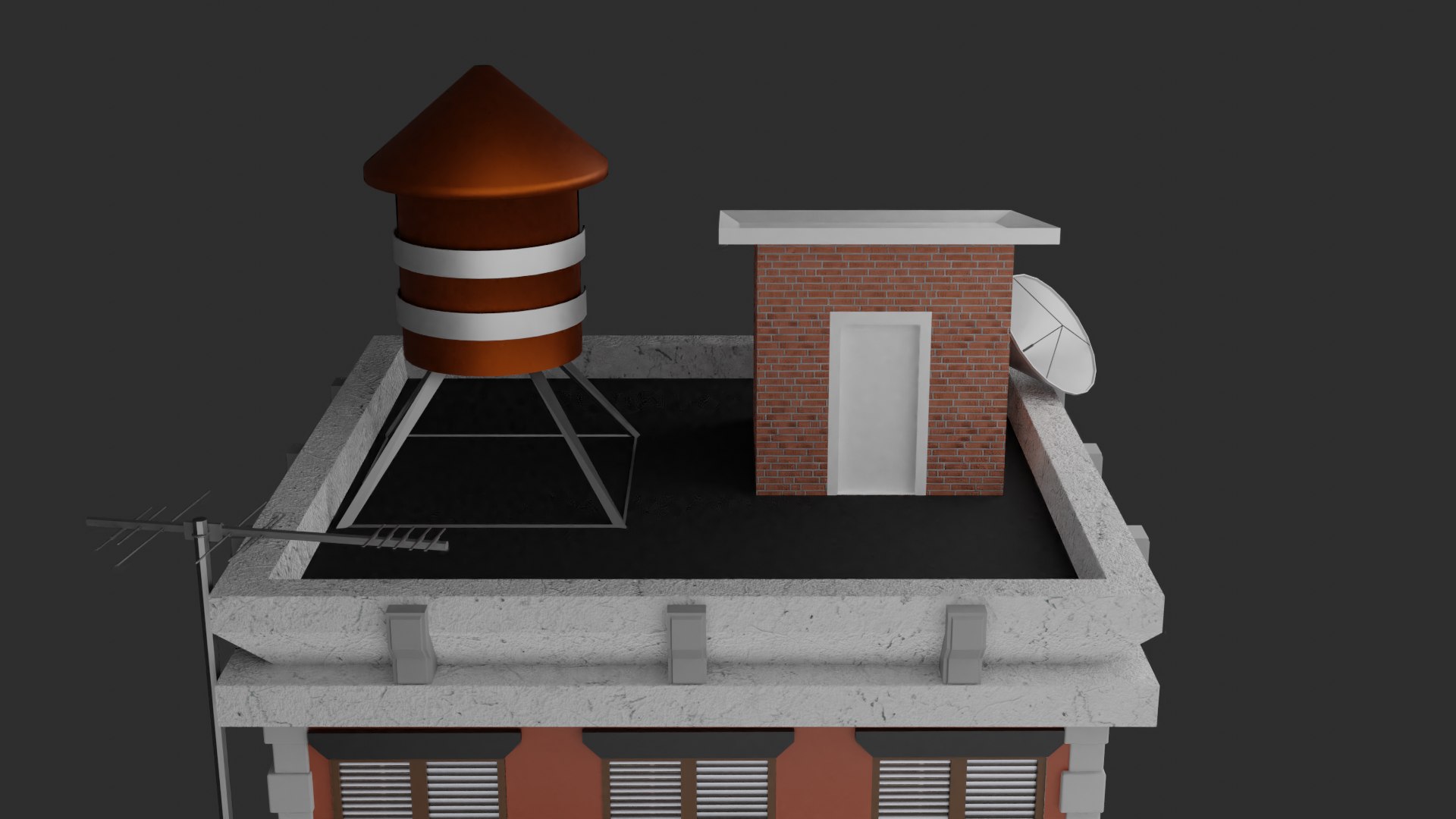 3D model low poly buillding house - TurboSquid 2183124