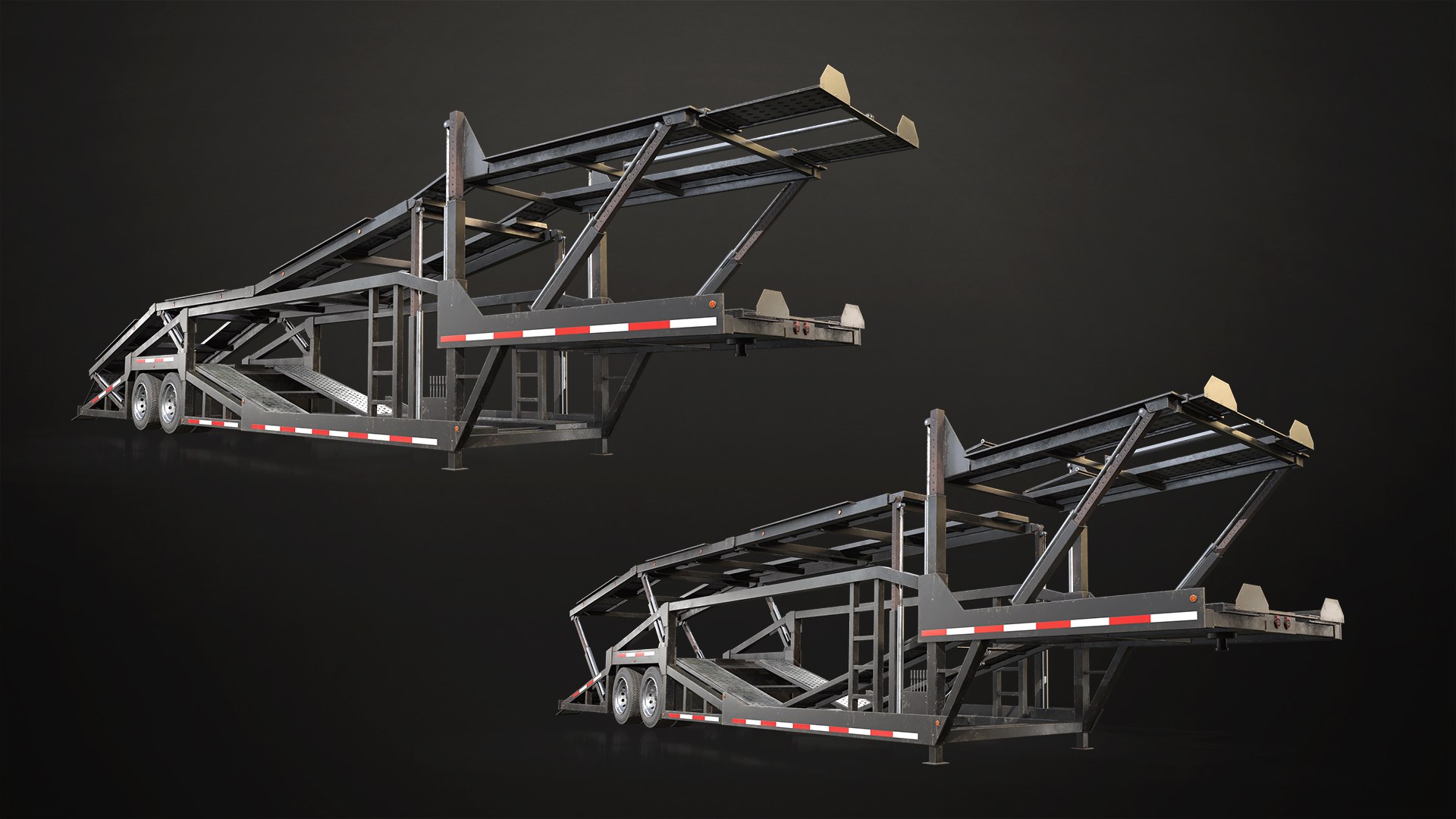 3D Flat Top Semi Truck Car Carrier Trailer - Low Poly https://p.turbosquid.com/ts-thumb/SR/0871sV/L0/flattopsemitruckcarcarriertrailer_18/jpg/1730893122/1920x1080/fit_q87/76d128b1cf9f973b33459876c9209c78cc28230c/flattopsemitruckcarcarriertrailer_18.jpg