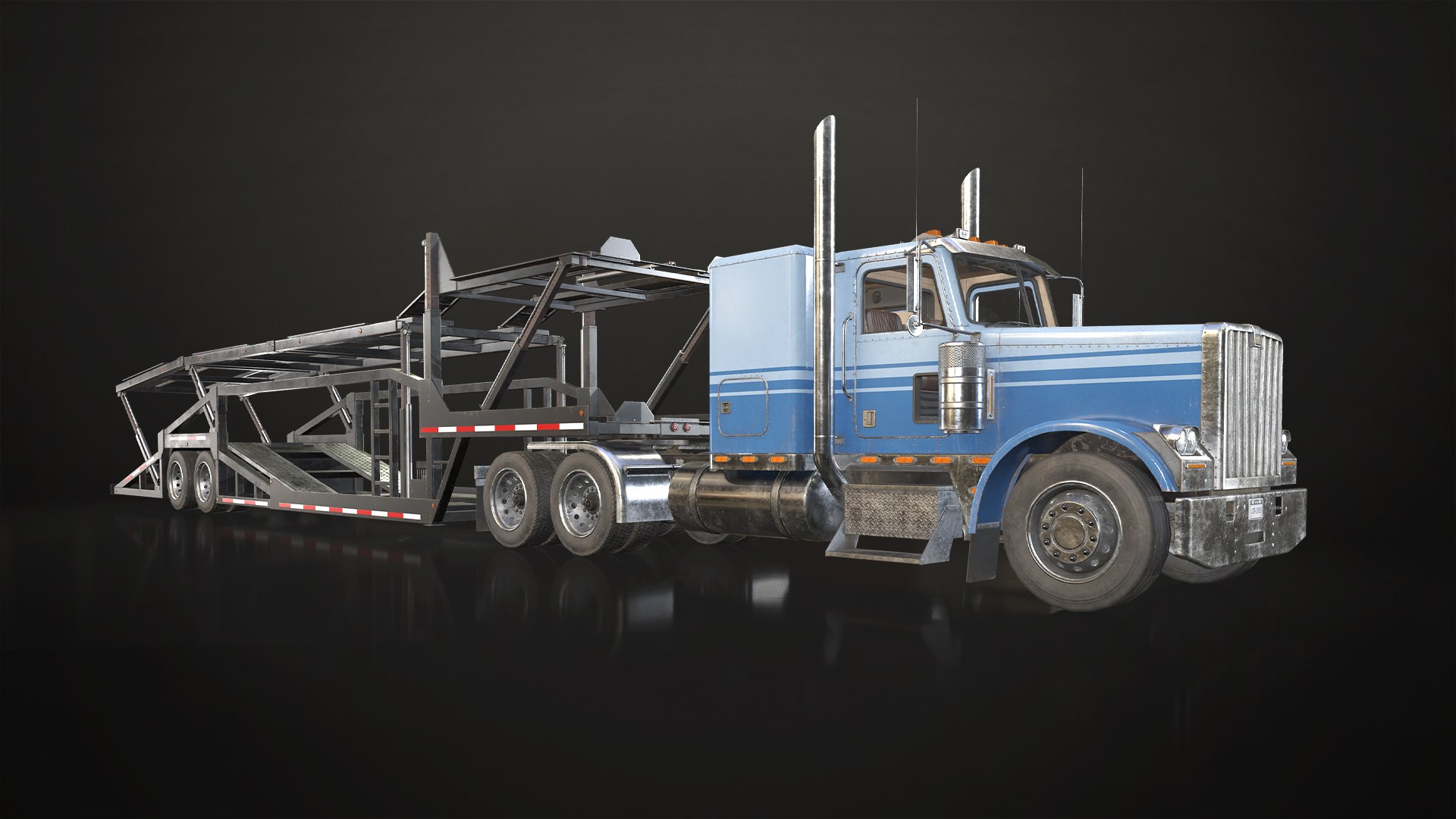 3D Flat Top Semi Truck Car Carrier Trailer - Low Poly https://p.turbosquid.com/ts-thumb/SR/0871sV/Sq/flattopsemitruckcarcarriertrailer_02/jpg/1730893114/1920x1080/fit_q87/3c70bf717c19c3988f6dd68974b0ab262b6b87a4/flattopsemitruckcarcarriertrailer_02.jpg