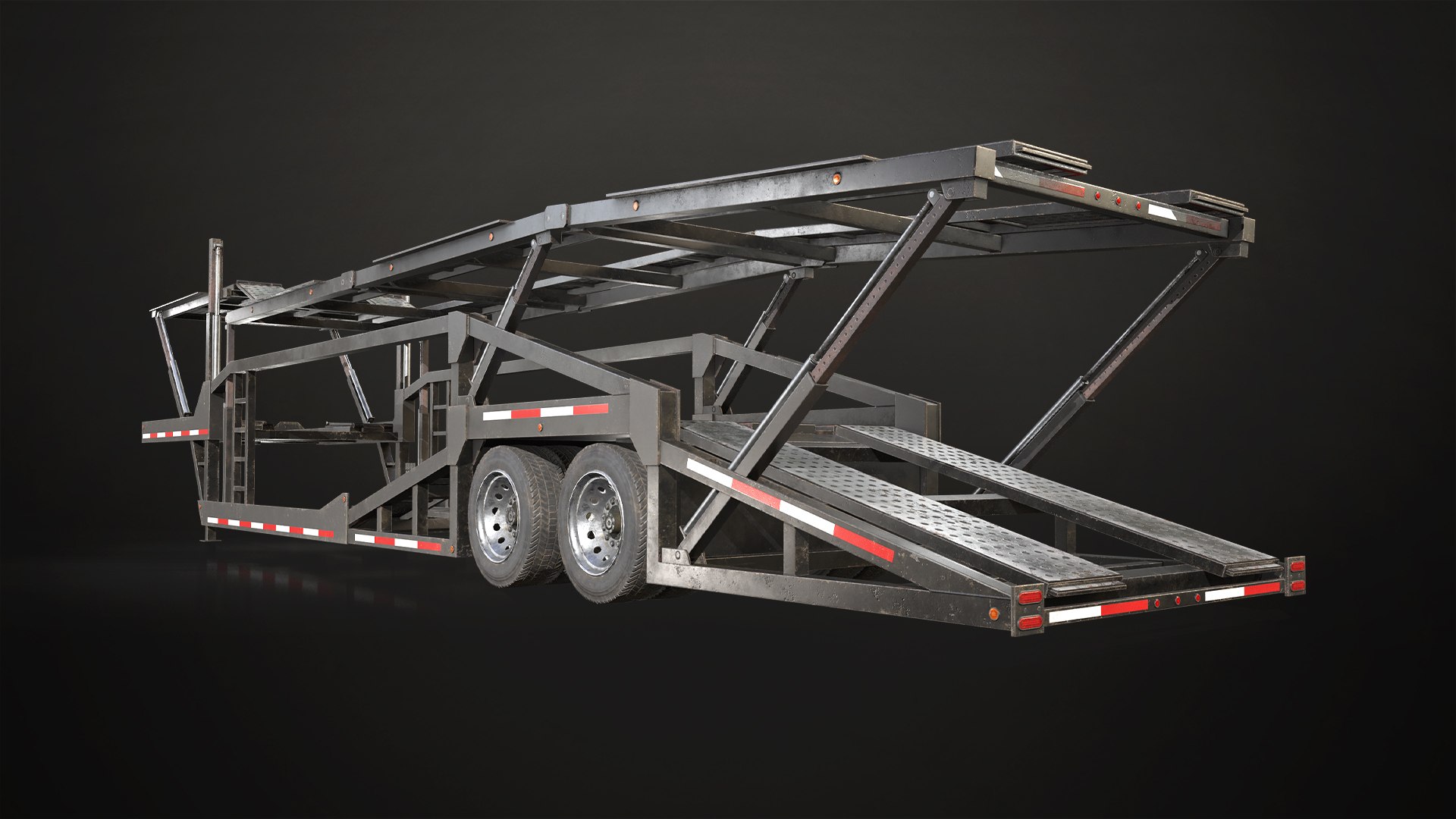 3D Flat Top Semi Truck Car Carrier Trailer - Low Poly https://p.turbosquid.com/ts-thumb/SR/0871sV/i4/flattopsemitruckcarcarriertrailer_15/jpg/1730893121/1920x1080/fit_q87/df6f34ba25fbefe6e0c8fdae7cf323d279d23842/flattopsemitruckcarcarriertrailer_15.jpg