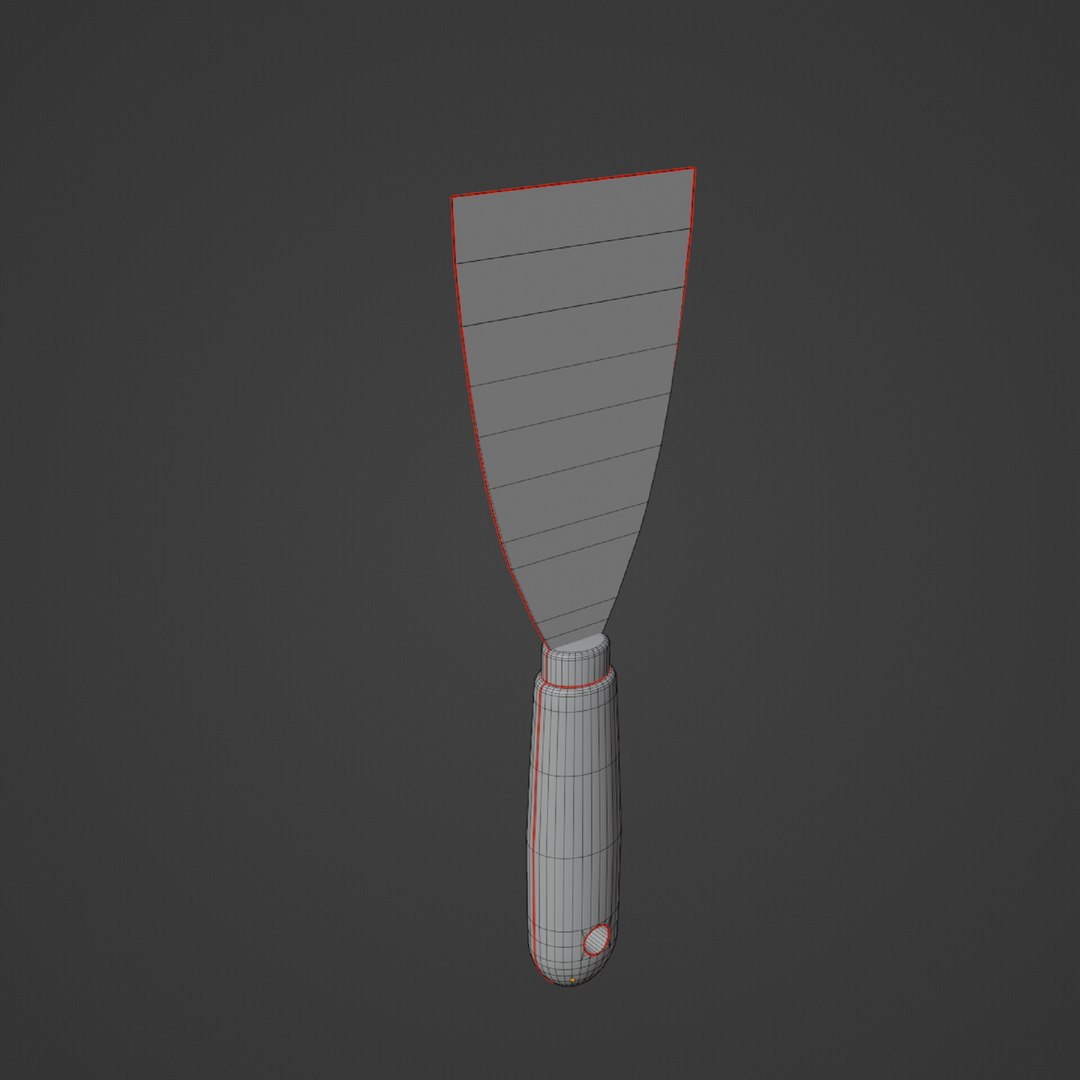 3D Painter Spatula 01 Model - TurboSquid 2290192