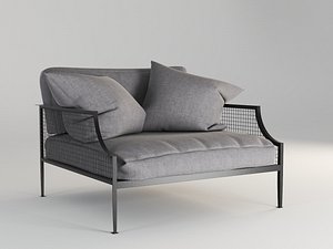 Rex Black Armchair - MCM House