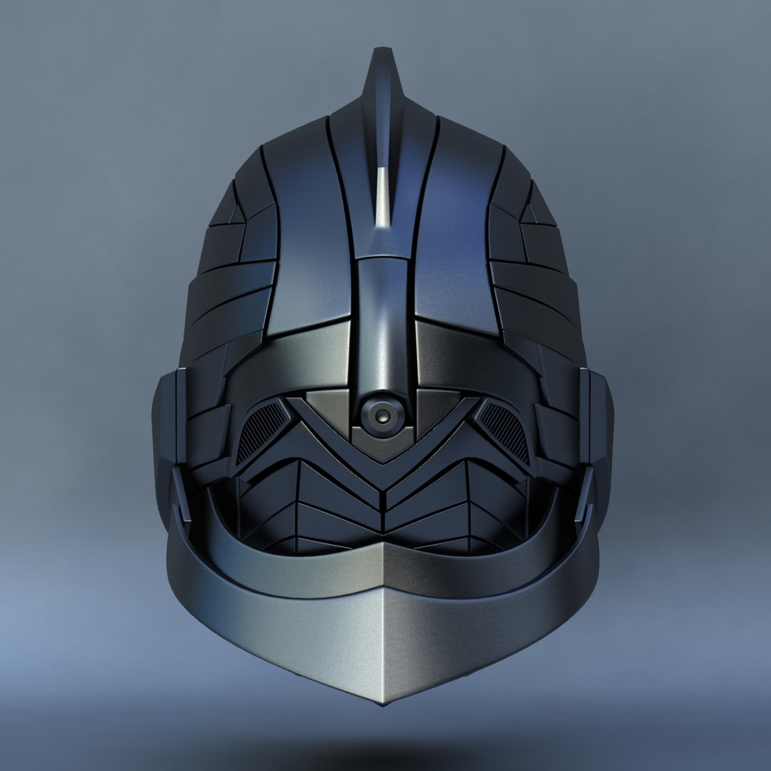 3d Robot Head Type F