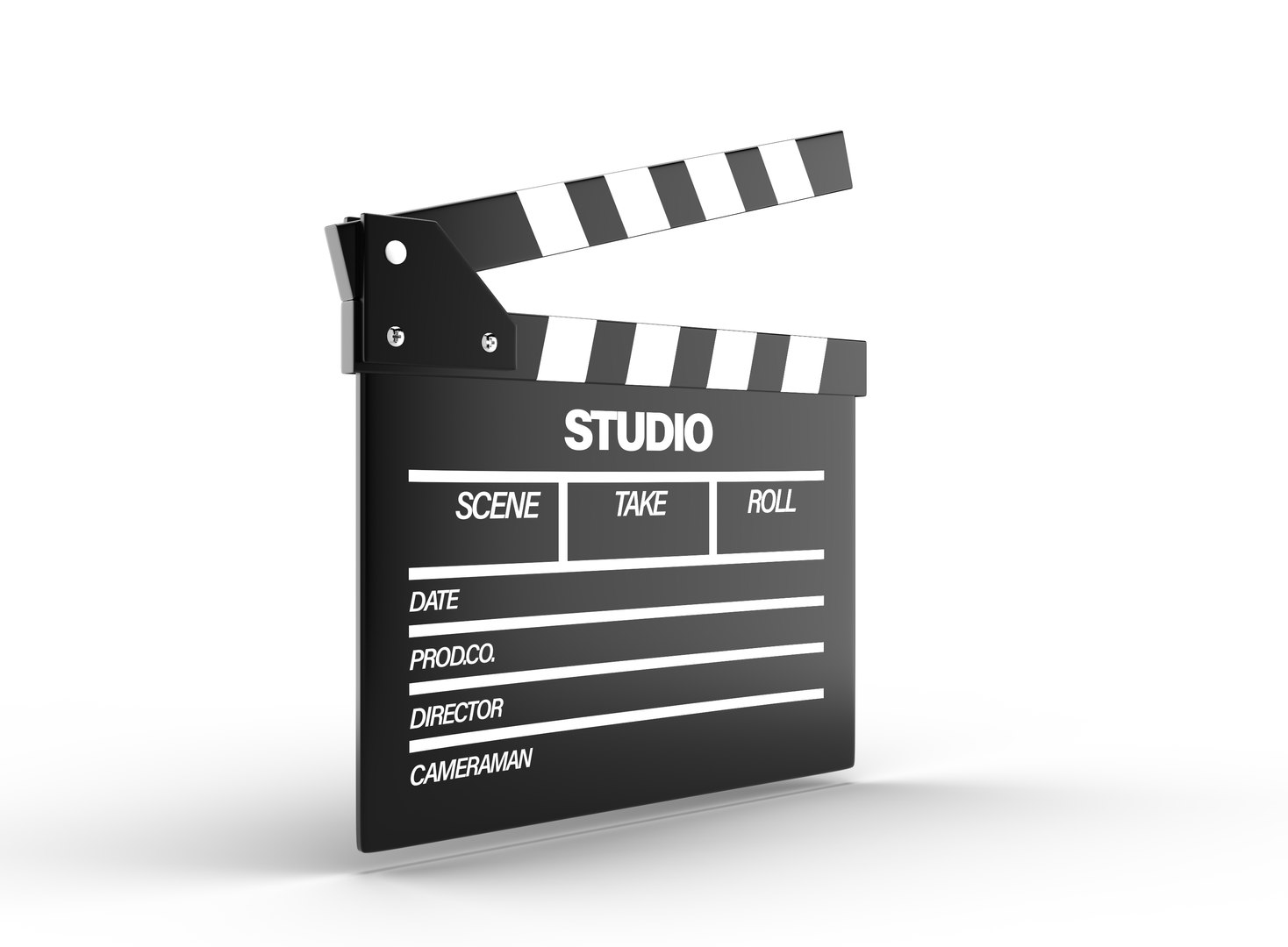 3D realistic clapper board https://p.turbosquid.com/ts-thumb/SR/7RIj5b/g84uzYZ3/5/png/1608809193/1920x1080/fit_q87/919c383348a6b8b92a1ab5057b76aff550e56f69/5.jpg
