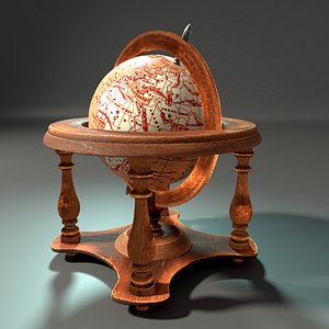 3D World Map Table