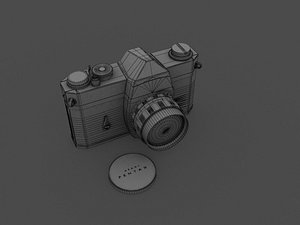 3d model pentax spotmatic reflex