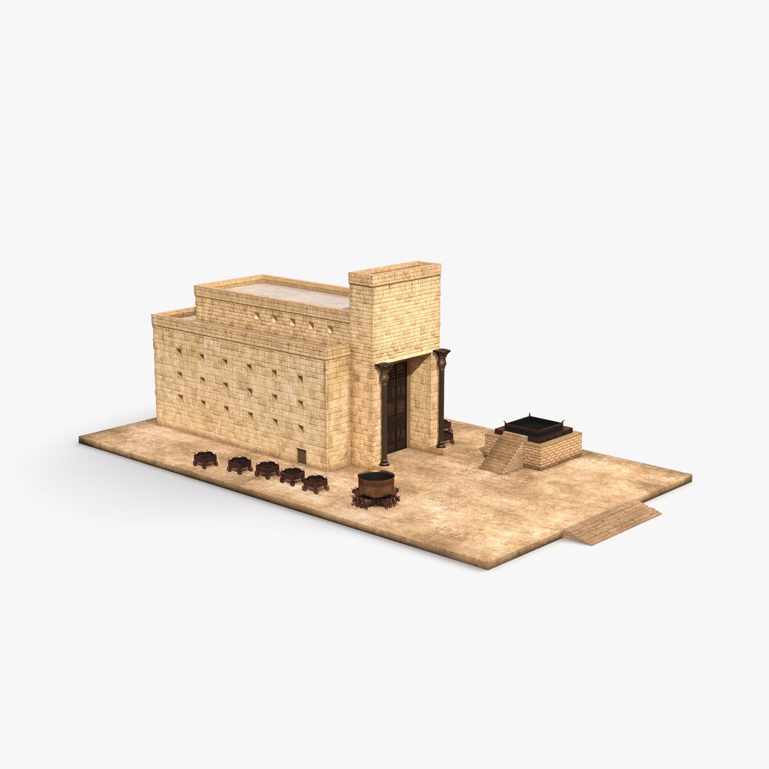 Solomons Temple 3D model preview