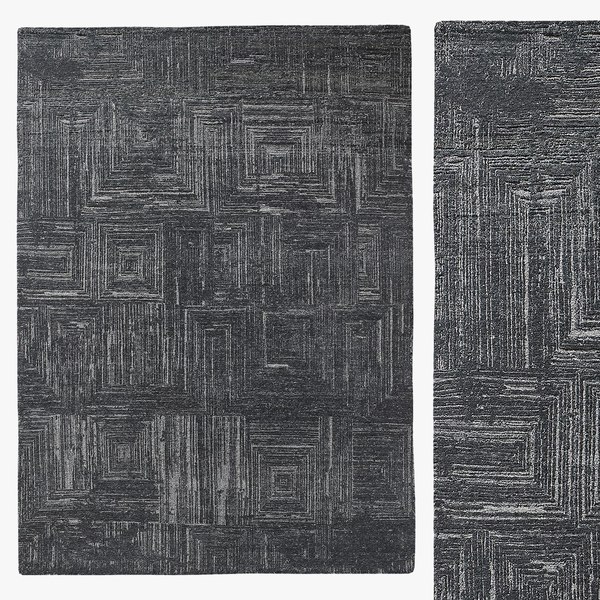 3D TESSARA HAND-KNOTTED WOOL RUG B Model - TurboSquid 1978041