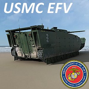 远征战斗车辆efv 3 d模型