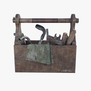 3D old toolbox