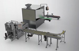 Packing machine assembly