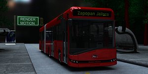autobus camion 3d model