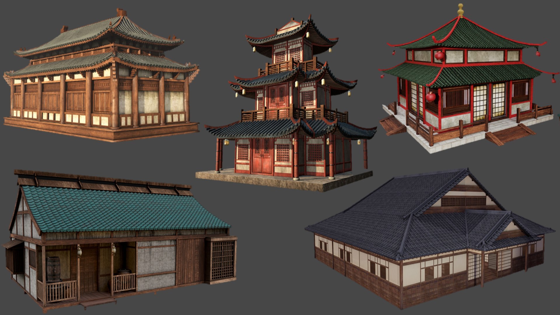 3D Asian Traditional Architecture Pack – Japanese, Chinese &amp; East Asian Buildings Collection model https://p.turbosquid.com/ts-thumb/SR/YVUAWP/Zz/11/jpg/1781279263/1920x1080/fit_q87/4bb644ab7e7a6be3d0f065c5a8f48d3171df1e76/11.jpg