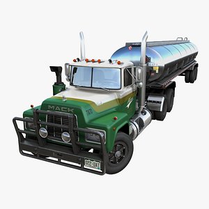 fuel trailer pbr 3D