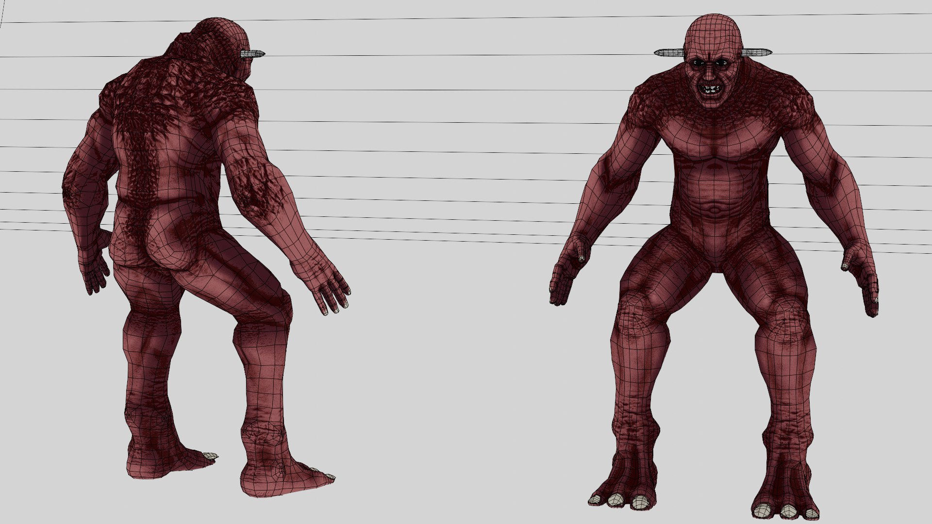 3D Low Poly Ogre - TurboSquid 1920912