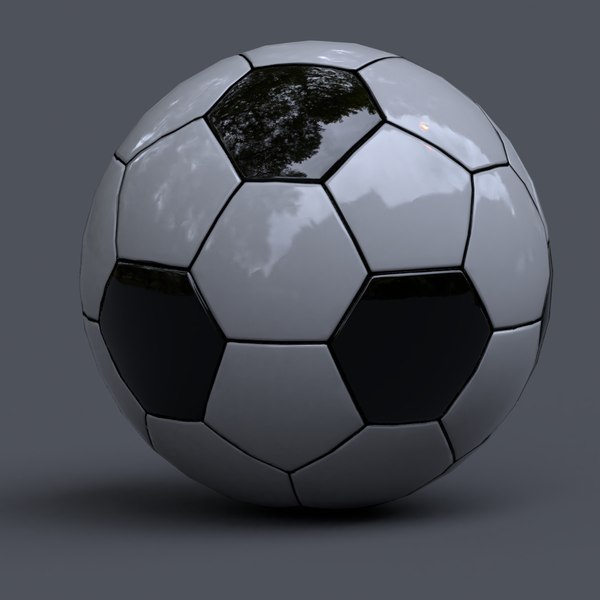 3D soccer ball