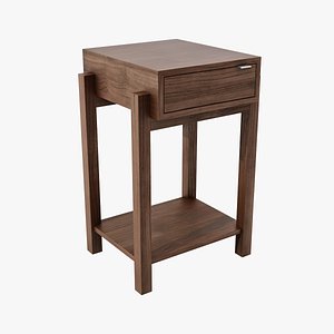 bo nest wood table 3d model