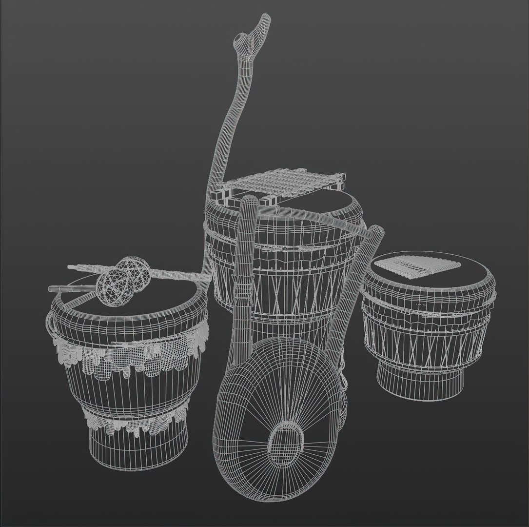 Musical Instruments 3D Model - TurboSquid 1976656