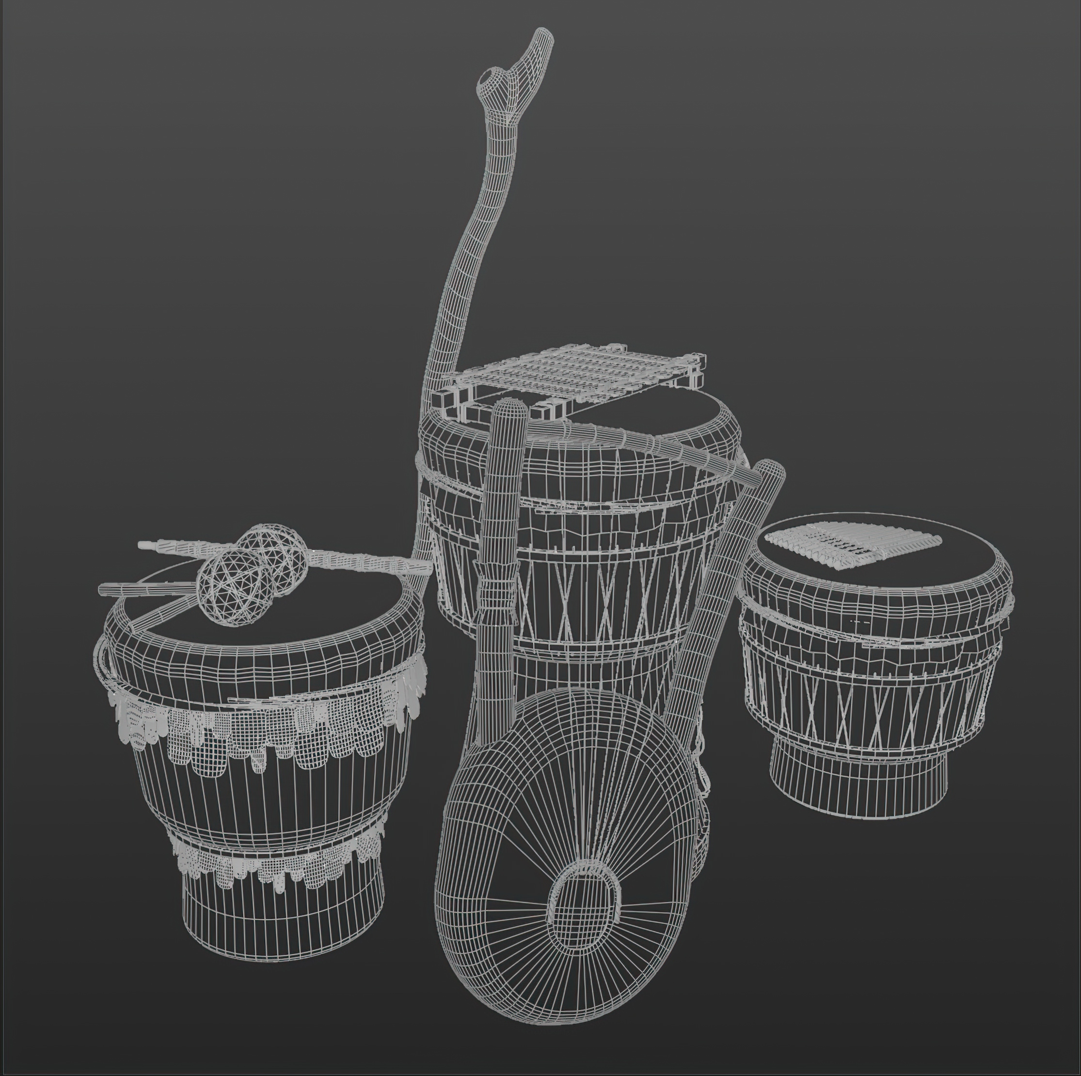 Musical Instruments 3D Model TurboSquid 1976656   Giga0990scale2 00x 