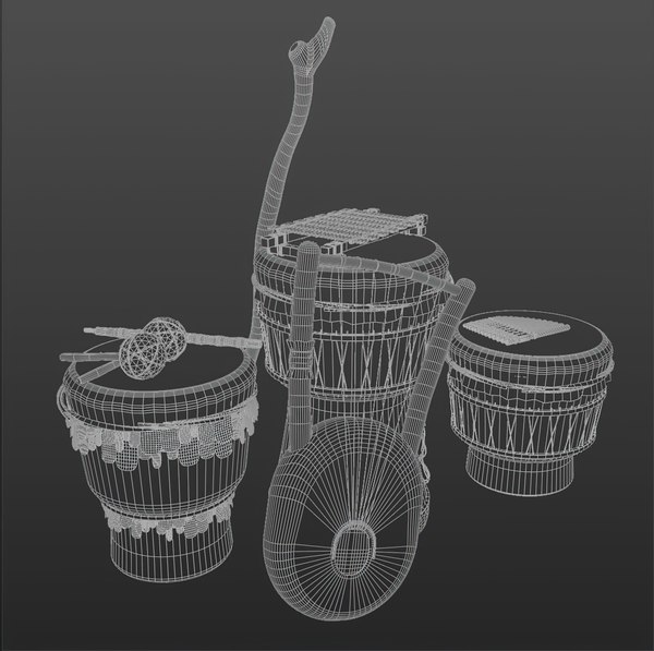 Musical instruments 3D model - TurboSquid 1976656