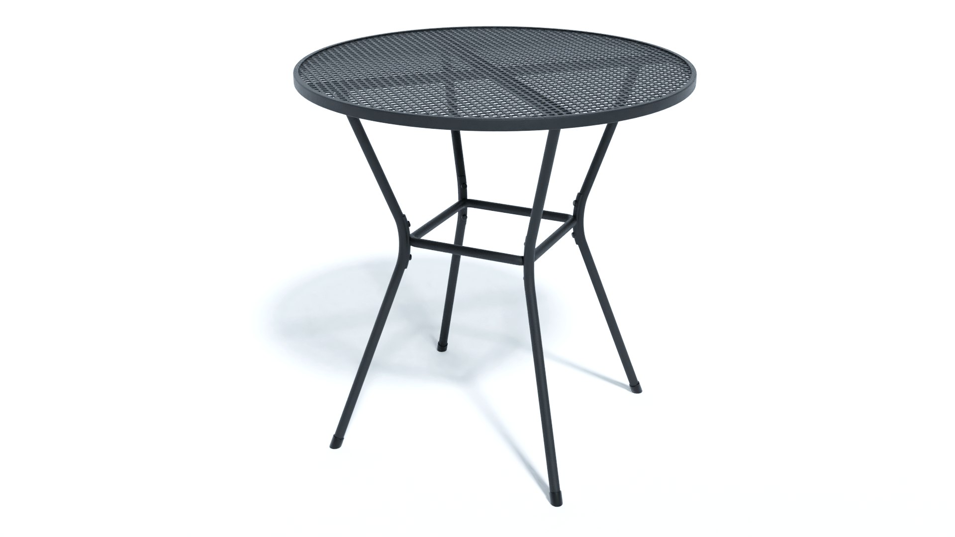 Garden Table Metal Model TurboSquid 1700440
