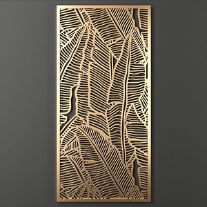 decorative panel 3D model