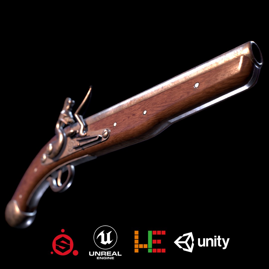 3D Ue4 Unity Metallic - TurboSquid 1314208