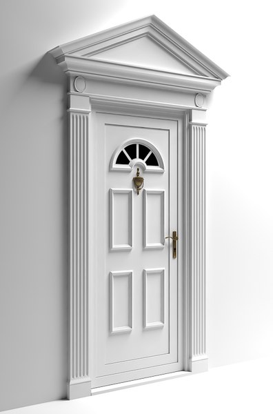 classic door 3d model