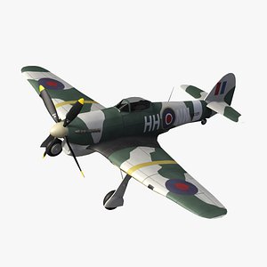 3ds hawker typhoon aircraft