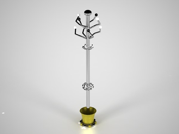 art clothes rack 3d model