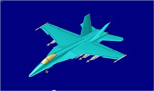 f-18e super hornet solid 3ds