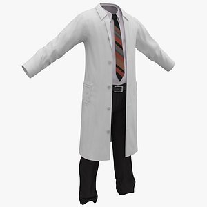 3d model of doctor clothes 2