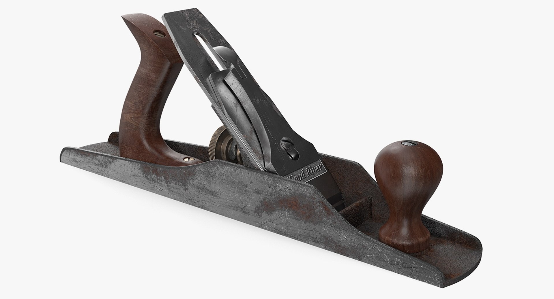 WoodRiver 5 Bench Plane Used 3D Model 3D model preview