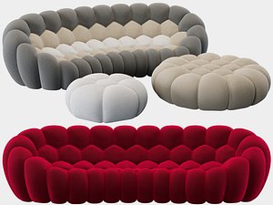 Roche Bobois Bubble Curved 4 seat Sofa