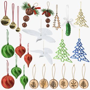 3D christmas ornaments