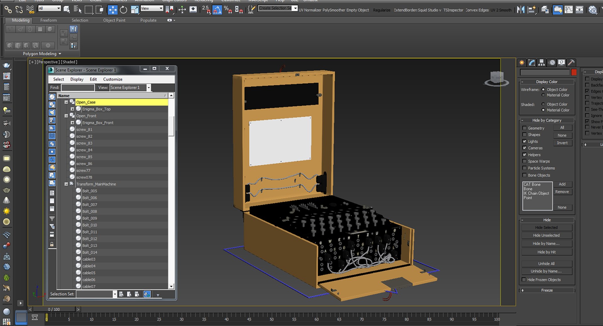 Enigma Cipher Machine 3D - TurboSquid 1382657