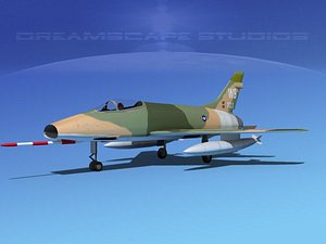 North American F-100D Super Sabre V09 USAF