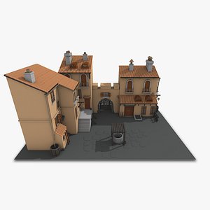 Cartoon Old Town